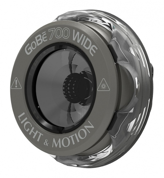 Головка фонаря Light and Motion GoBe 700 Wide (серый)